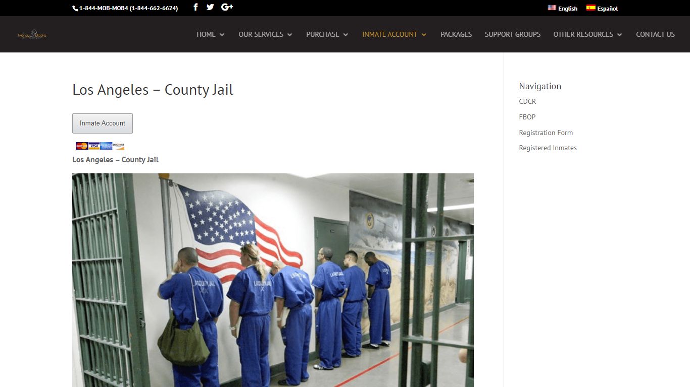Los Angeles County Jail - Make A Safe and Secure Deposit - Money on Books